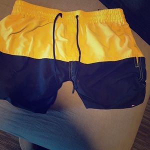 Tommy Hilfiger swimsuit yellow and blue